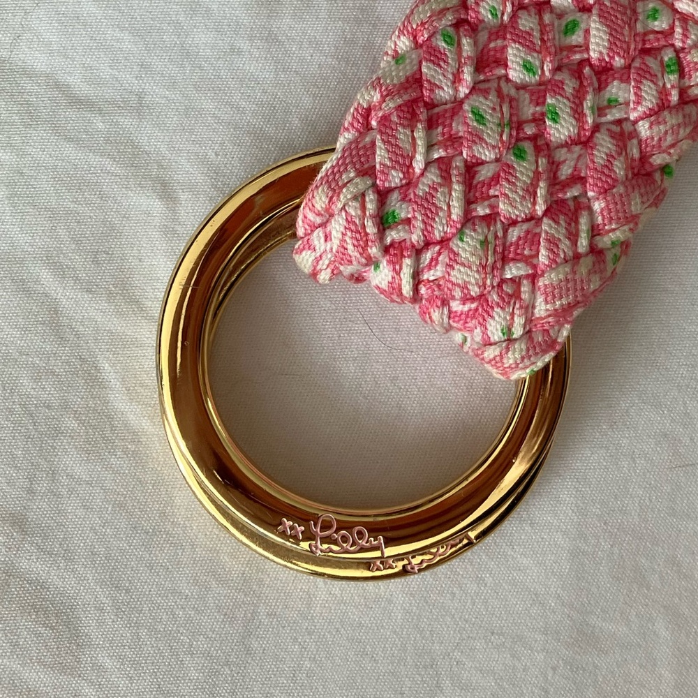 Vintage Lilly Pulitzer cotton braided belt - Medium